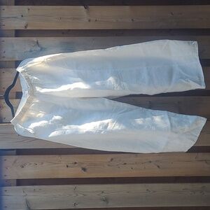 100% Linen Cut Loose Wide Leg